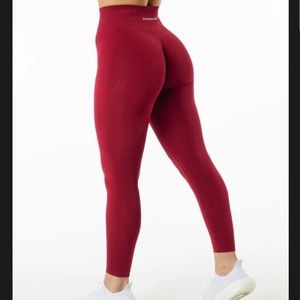 Alphalete Amplify Leggings Scarlett Size Medium